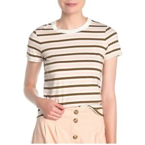 MADEWELL Striped Cotton T Shirt